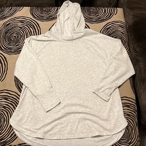 New w/o tags Reebok Cream and grey hoodie